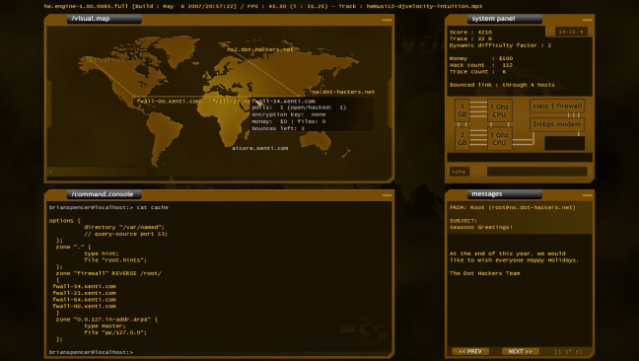 Hacker Evolution Gameplay Screenshot