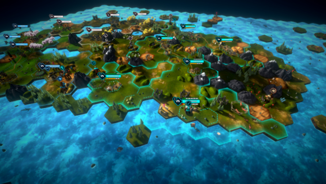 Hexarchy Gameplay Screenshot