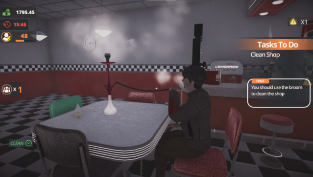 Hookah Cafe Simulator Gameplay Screenshot