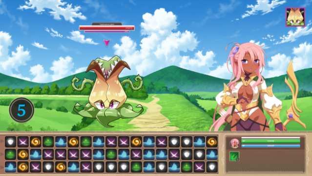 Leveling Up Girls In Another World Gameplay Screenshot