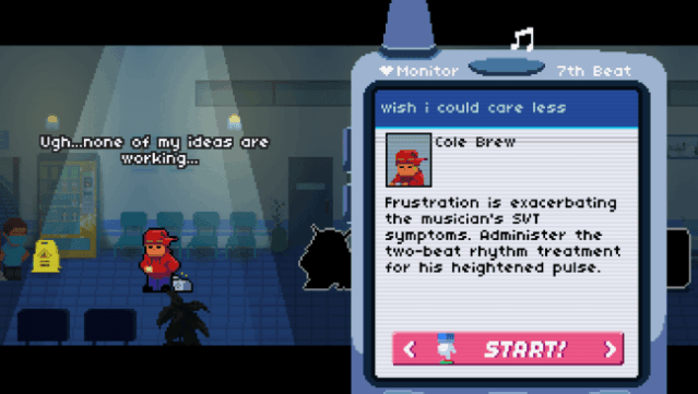 Rhythm Doctor Gameplay Screenshot